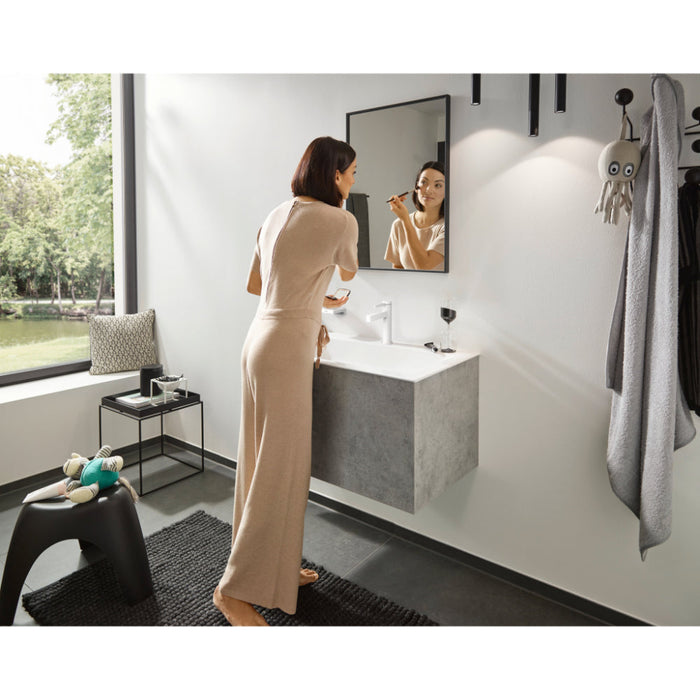 Hansgrohe Finoris Single Lever Basin Mixer 110 with Push-Open Waste Set - Unbeatable Bathrooms