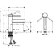 Hansgrohe Finoris Single Lever Basin Mixer 100 with Push-Open Waste Set - Unbeatable Bathrooms