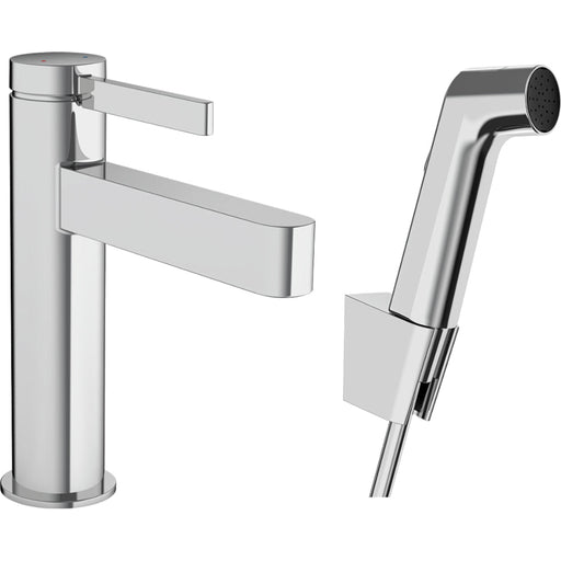 Hansgrohe Finoris Single Lever Basin Mixer 110 with Bidette Hand Shower and Shower Hose 160 cm - Unbeatable Bathrooms