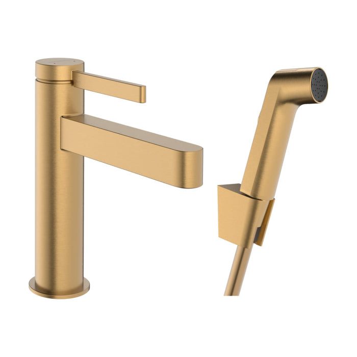 Hansgrohe Finoris Single Lever Basin Mixer 110 with Bidette Hand Shower and Shower Hose 160 cm - Unbeatable Bathrooms