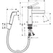 Hansgrohe Finoris Single Lever Basin Mixer 110 with Bidette Hand Shower and Shower Hose 160 cm - Unbeatable Bathrooms