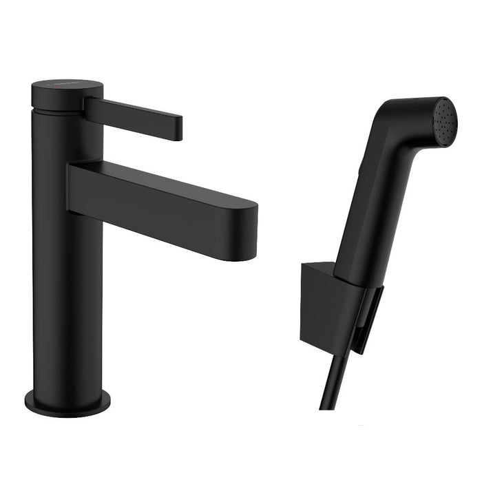 Hansgrohe Finoris Single Lever Basin Mixer 110 with Bidette Hand Shower and Shower Hose 160 cm - Unbeatable Bathrooms