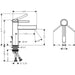 Hansgrohe Finoris Single Lever Basin Mixer 110 with Pop-Up Waste Set - Unbeatable Bathrooms