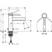 Hansgrohe Finoris Single Lever Basin Mixer 110 with Push-Open Waste Set - Unbeatable Bathrooms