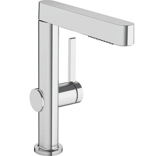 Hansgrohe Finoris Single Lever Basin Mixer 230 with Pull-Out Spray, 2Jet and Push-Open Waste Set - Unbeatable Bathrooms