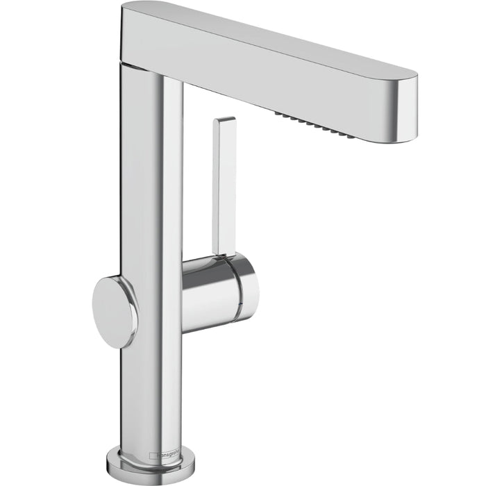 Hansgrohe Finoris Single Lever Basin Mixer 230 with Pull-Out Spray, 2Jet and Push-Open Waste Set - Unbeatable Bathrooms
