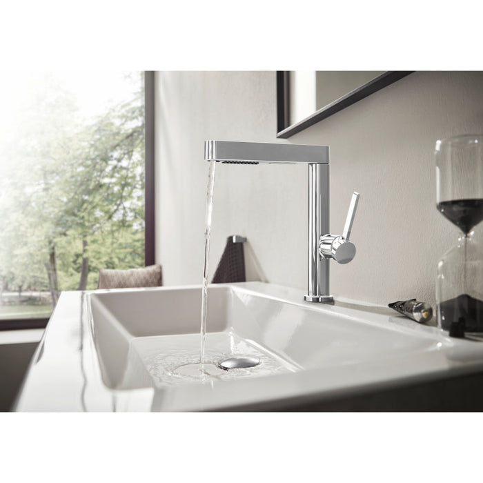 Hansgrohe Finoris Single Lever Basin Mixer 230 with Pull-Out Spray, 2Jet and Push-Open Waste Set - Unbeatable Bathrooms