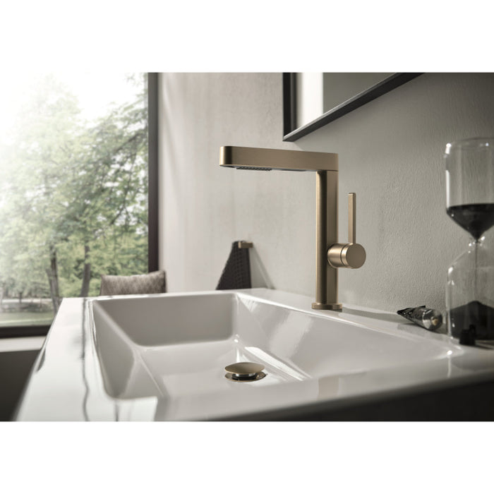 Hansgrohe Finoris Single Lever Basin Mixer 230 with Pull-Out Spray, 2Jet and Push-Open Waste Set - Unbeatable Bathrooms