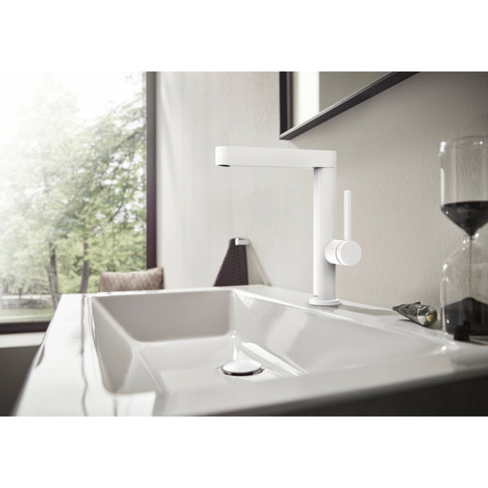 Hansgrohe Finoris Single Lever Basin Mixer 230 with Swivel Spout and Push-Open Waste Set - Unbeatable Bathrooms