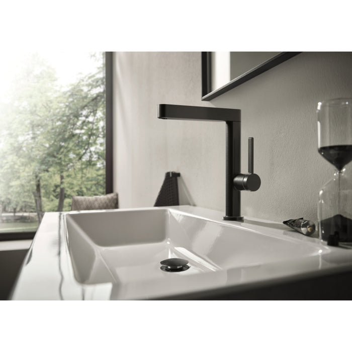 Hansgrohe Finoris Single Lever Basin Mixer 230 with Swivel Spout and Push-Open Waste Set - Unbeatable Bathrooms