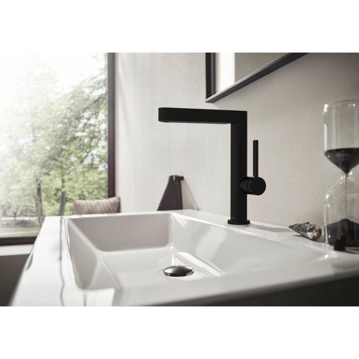 Hansgrohe Finoris Single Lever Basin Mixer 230 with Swivel Spout and Push-Open Waste Set - Unbeatable Bathrooms