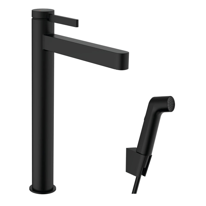 Hansgrohe Finoris Single Lever Basin Mixer 260 with Bidette Hand Shower and Shower Hose 160 cm - Unbeatable Bathrooms