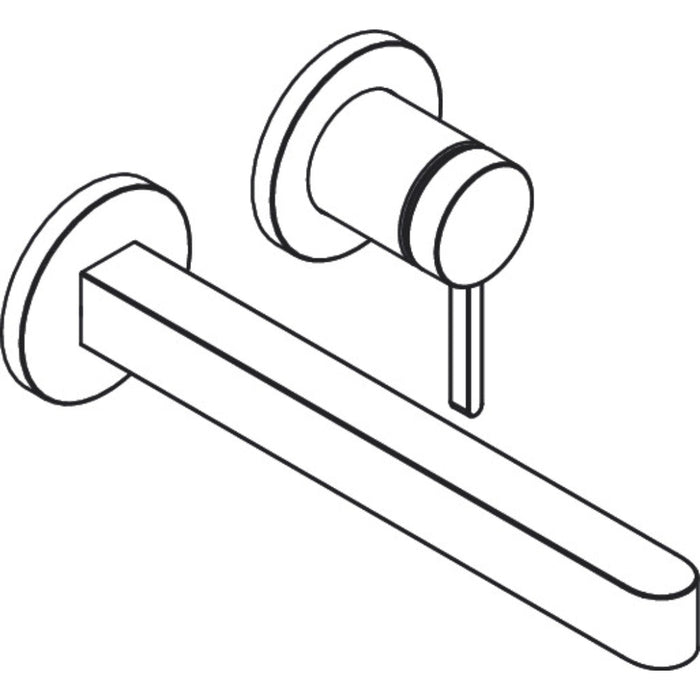 Hansgrohe Finoris Single Lever Basin Mixer For Concealed Installation Wall-Mounted with Spout 228 mm - Unbeatable Bathrooms