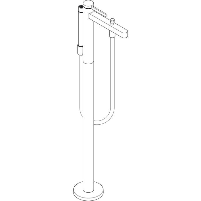 Hansgrohe Finoris Single Lever Bath Mixer Floor-Standing - Unbeatable Bathrooms