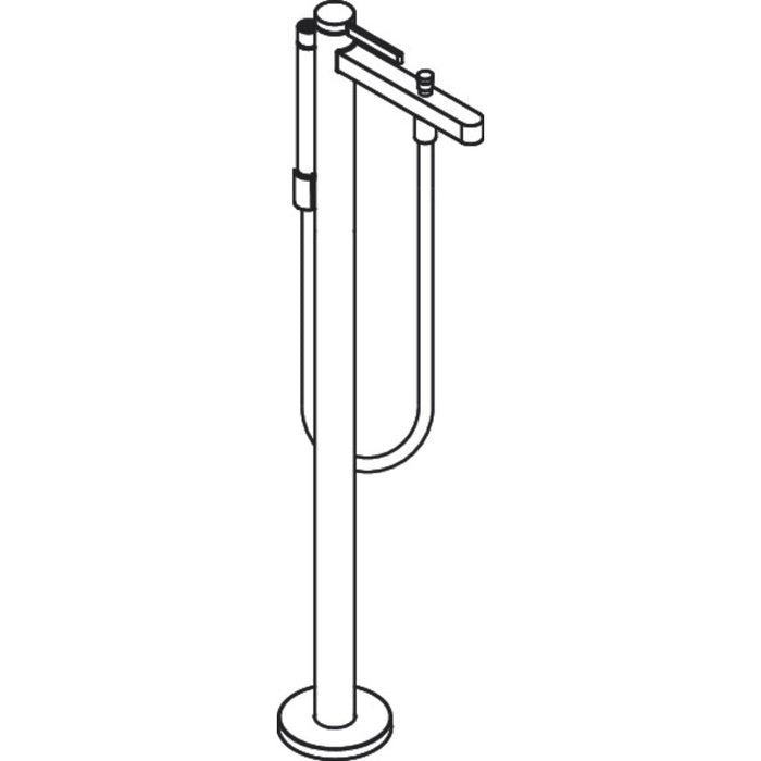 Hansgrohe Finoris Single Lever Bath Mixer Floor-Standing - Unbeatable Bathrooms