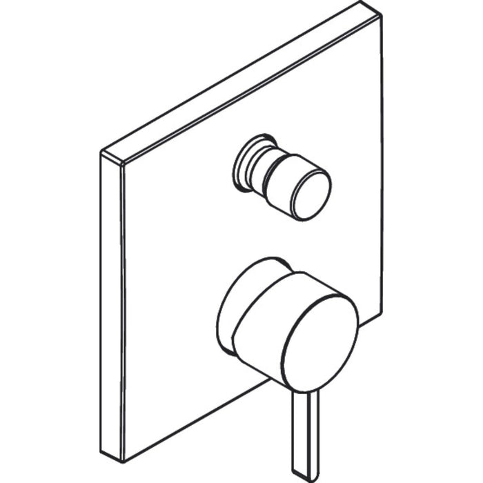 Hansgrohe Finoris Single Lever Bath Mixer For Concealed Installation - Unbeatable Bathrooms