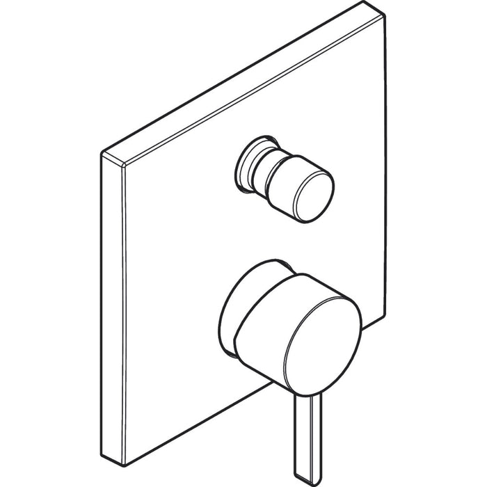 Hansgrohe Finoris Single Lever Bath Mixer For Concealed Installation with Integrated Security Combination According to EN1717 - Unbeatable Bathrooms