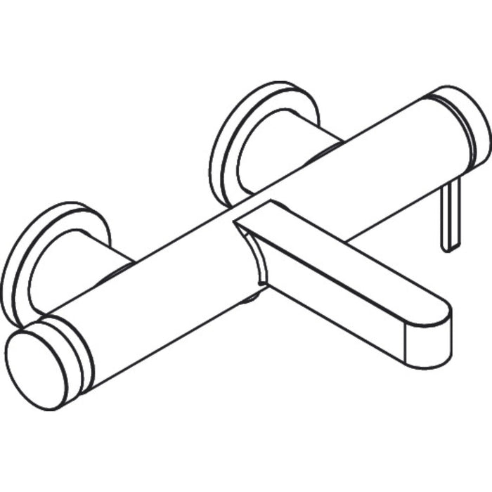 Hansgrohe Finoris Single Lever Bath Mixer For Exposed Installation - Unbeatable Bathrooms