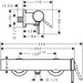 Hansgrohe Finoris Single Lever Shower Mixer For Exposed Installation - Unbeatable Bathrooms