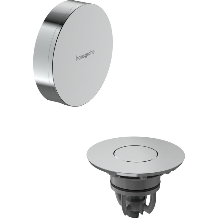Hansgrohe Flexaplus Finish Set Chrome Waste and Overflow Set - Unbeatable Bathrooms