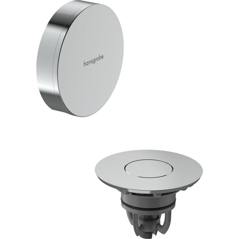 Hansgrohe Flexaplus Finish Set Chrome Waste and Overflow Set - Unbeatable Bathrooms