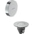 Hansgrohe Flexaplus Finish Set Chrome Waste and Overflow Set - Unbeatable Bathrooms
