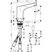 Hansgrohe Focus Electronic Basin Mixer 130 with Temperature Control and Mains Connection 230 V - Chrome - Unbeatable Bathrooms