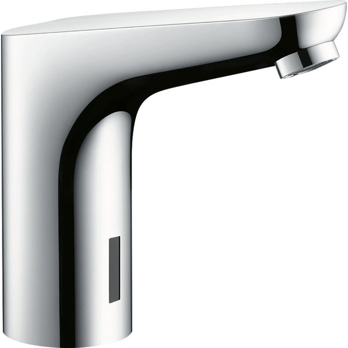 Hansgrohe Focus Electronic Basin Mixer with Temperature Pre-Adjustment and Battery Operated - Chrome - Unbeatable Bathrooms