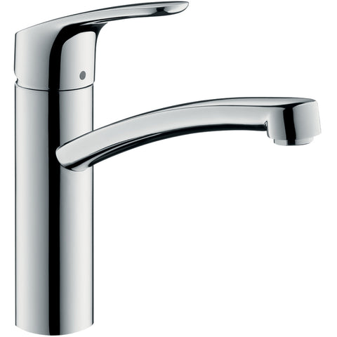 Hansgrohe Focus M41 Single Lever Kitchen Mixer 160, Coolstart, Ecosmart, Single Spray Mode - Chrome - Unbeatable Bathrooms