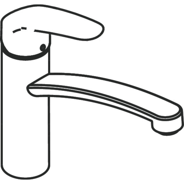 Hansgrohe Focus M41 Single Lever Kitchen Mixer 160, Single Spray Mode - Unbeatable Bathrooms