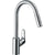 Hansgrohe Focus M41 Single Lever Kitchen Mixer 240 Ecosmart with Pull-Out Spray, 2 Spray Modes - Unbeatable Bathrooms