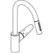 Hansgrohe Focus M41 Single Lever Kitchen Mixer 240 Ecosmart with Pull-Out Spray, 2 Spray Modes - Unbeatable Bathrooms
