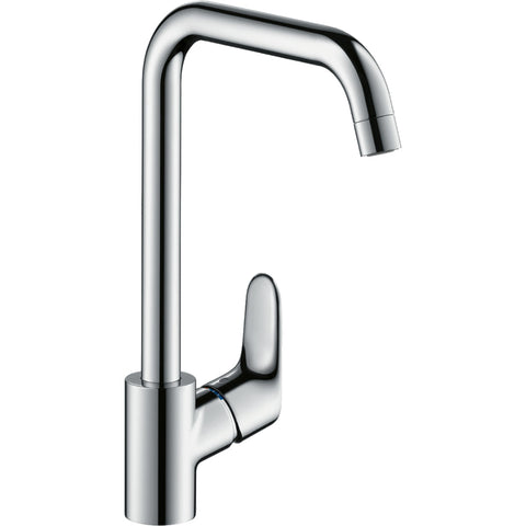 Hansgrohe Focus M41 Single Lever Kitchen Mixer 260 For Vented Hot Water Cylinders, Single Spray Mode - Chrome - Unbeatable Bathrooms