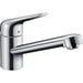 Hansgrohe Focus M42 Single Lever Kitchen Mixer 100 Coolstart, Ecoselection, Single Spray Mode - Chrome - Unbeatable Bathrooms