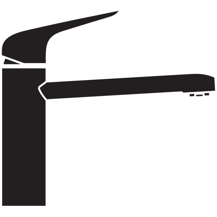Hansgrohe Focus M42 Single Lever Kitchen Mixer 120 Coolstart, Ecoselection, Single Spray Mode - Chrome - Unbeatable Bathrooms
