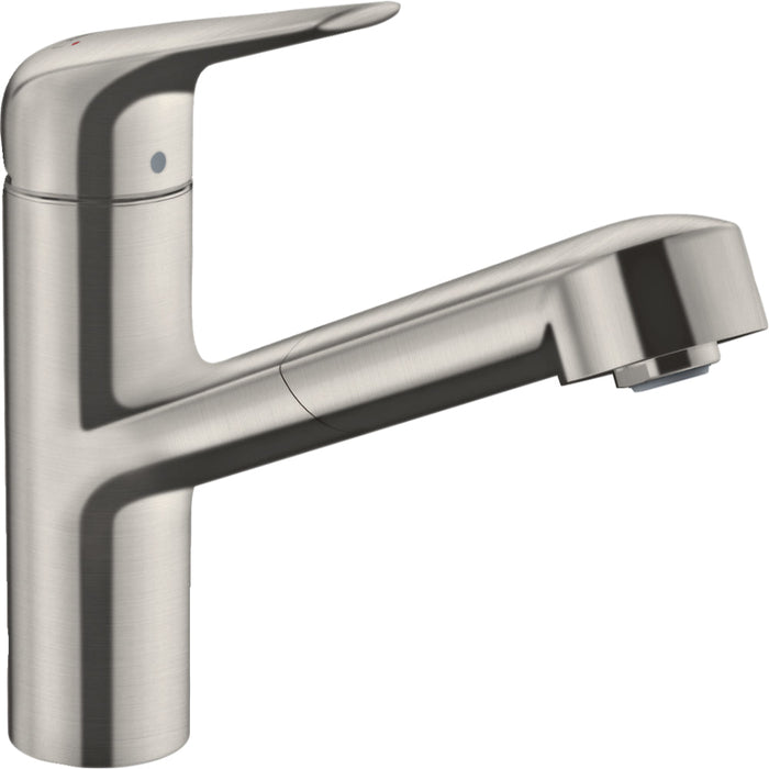 Hansgrohe Focus M42 Single Lever Kitchen Mixer 150 with Pull-Out Spout, Single Spray Mode - Unbeatable Bathrooms