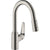 Hansgrohe Focus M42 Single Lever Kitchen Mixer 180 with Pull-Out Spray, 2 Spray Modes - Unbeatable Bathrooms