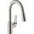 Hansgrohe Focus M42 Single Lever Kitchen Mixer 180 with Pull-Out Spray, 2 Spray Modes - Unbeatable Bathrooms