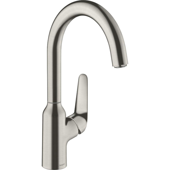 Hansgrohe Focus M42 Single Lever Kitchen Mixer 220, Single Spray Mode - Unbeatable Bathrooms