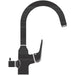 Hansgrohe Focus M42 Single Lever Kitchen Mixer 220 with Shut-Off Valve For Additional Appliance, Single Spray Mode - Chrome - Unbeatable Bathrooms