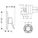 Hansgrohe Focus Manual Shower Mixer Set For Concealed Installation - Chrome - Unbeatable Bathrooms