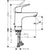 Hansgrohe Focus Single Lever Basin Mixer 100 Coolstart with Pop-Up Waste - Chrome - Unbeatable Bathrooms