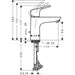 Hansgrohe Focus Single Lever Basin Mixer 100 with 2 Flow Rates and Pop-Up Waste - Chrome - Unbeatable Bathrooms
