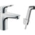 Hansgrohe Focus Single Lever Basin Mixer 100 with Bidet Spray and Shower Hose 160 cm - Chrome - Unbeatable Bathrooms