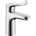 Hansgrohe Focus Single Lever Basin Mixer 100 with Extra Long Handle Without Waste - Chrome - Unbeatable Bathrooms