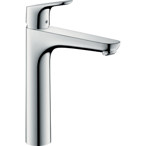 Hansgrohe Focus Single Lever Basin Mixer 190 with Pop-Up Waste - Chrome - Unbeatable Bathrooms
