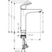 Hansgrohe Focus Single Lever Basin Mixer 190 Coolstart with 2 Flow Rates with Pop-Up Waste - Chrome - Unbeatable Bathrooms