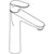 Hansgrohe Focus Single Lever Basin Mixer 230 with Pop-Up Waste - Chrome - Unbeatable Bathrooms