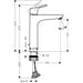 Hansgrohe Focus Single Lever Basin Mixer 190 with Pop-Up Waste - Chrome - Unbeatable Bathrooms