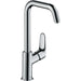 Hansgrohe Focus Single Lever Basin Mixer 240 with Swivel Spout Without Waste - Chrome - Unbeatable Bathrooms